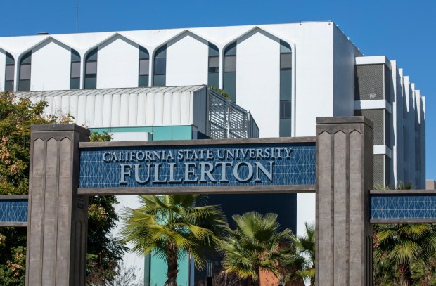 The Cal State Fullerton campus is seen in a file photo.